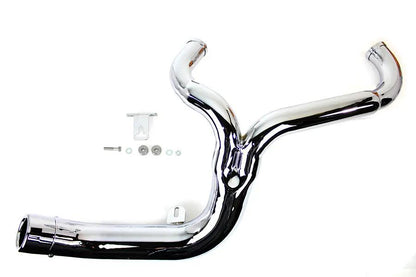 V-Twin FLT 2:1 Lake Style Exhaust System Chrome | Part No. 4529 by V-Twin