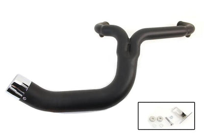 V-Twin FLT 2:1 Lake Style Exhaust System Black Part #4530 for Harley Davidson FLT Models by V-Twin
