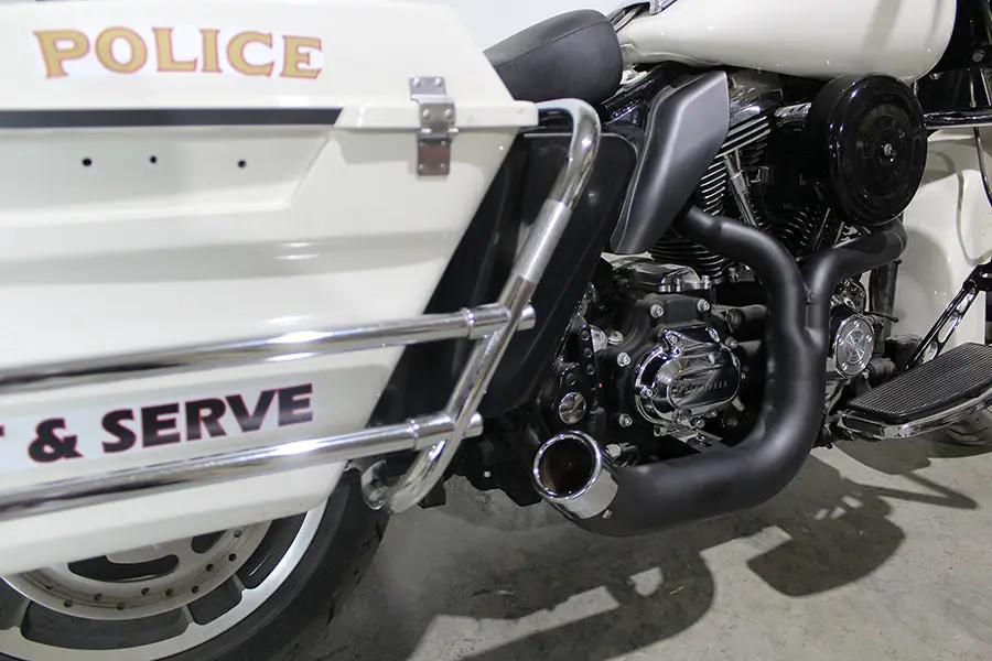 V-Twin FLT 2:1 Lake Style Exhaust System Black Part #4530 for Harley Davidson FLT Models by V-Twin