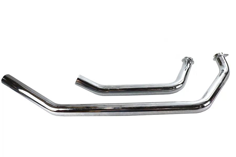V-Twin Shovelhead Exhaust Header Set Upsweep Chrome for Harley Davidson FX (1971-1980) by V-Twin