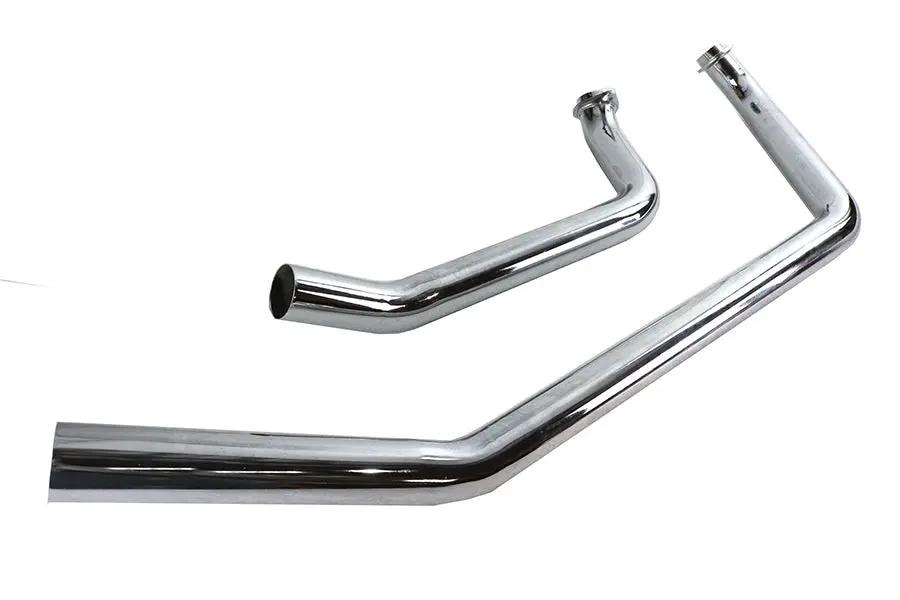 V-Twin Shovelhead Exhaust Header Set Upsweep Chrome for Harley Davidson FX (1971-1980) by V-Twin