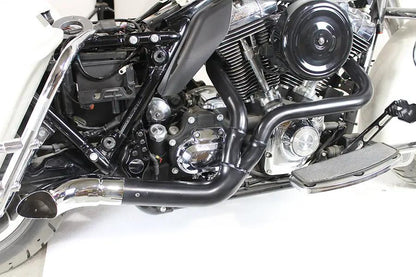 V-Twin 2 into 1 Exhaust Header Set Black for Harley Davidson FLT (2007-2016) by V-Twin