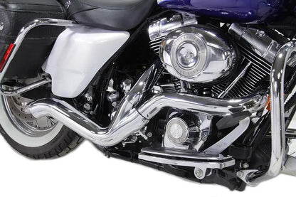 V-Twin Chrome 2:1 Exhaust Header Set for Harley Davidson FLT (2007-2016) by V-Twin