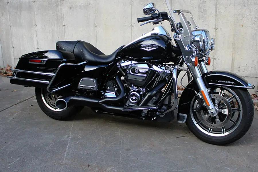 V-Twin M8 2:1 Exhaust Header Set Black for Harley Davidson FLT Models by V-Twin