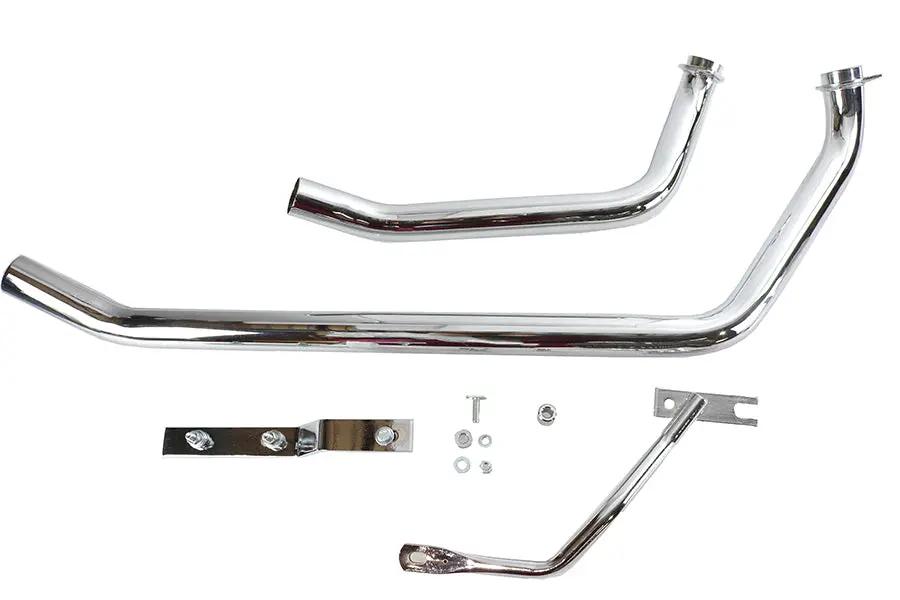 Paughco Stacked Upsweep Header Set for Harley Davidson FL 1971-1980 by Paughco