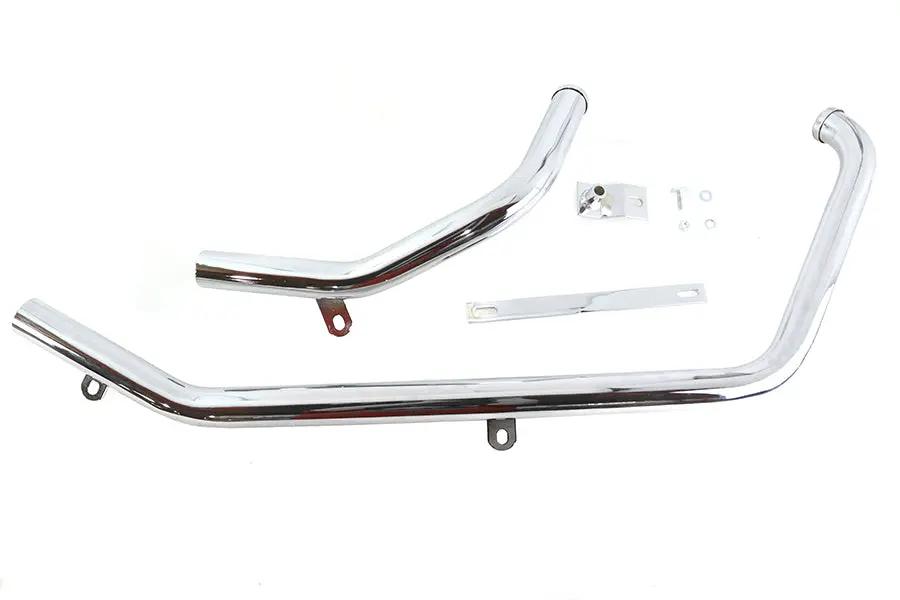 Paughco Chrome Exhaust Header Set for Harley Davidson FXST (1986-2008) – Part Number 716B2 by Paughco