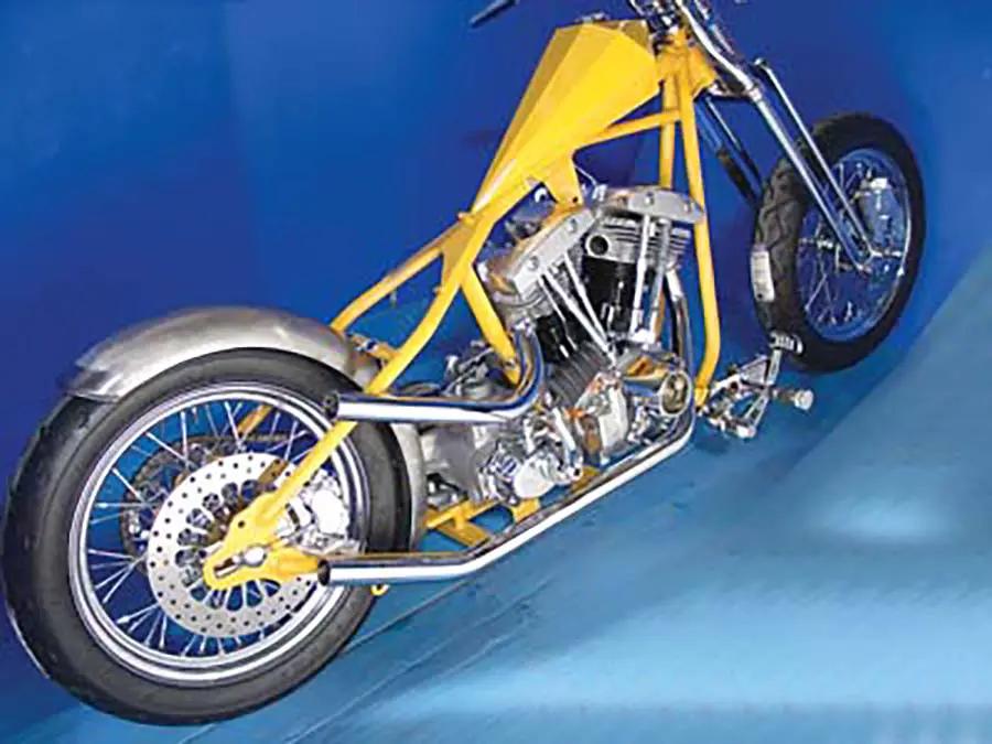 Paughco 730C Exhaust Header Set Upsweep for Harley Davidson FL 1970-1984 by Paughco