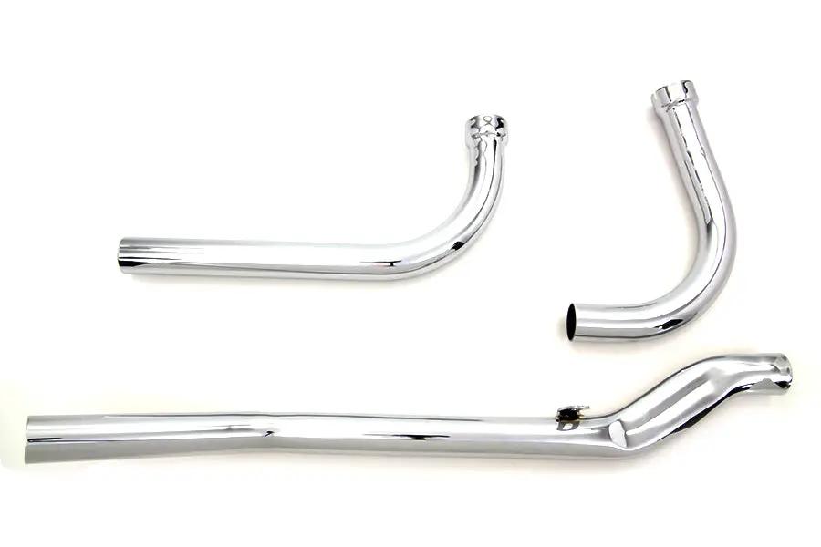 Paughco Panhead Upsweep Exhaust Header Set for Harley Davidson FL (1948-1957) by Paughco