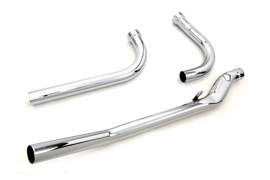 Paughco Panhead Upsweep Exhaust Header Set for Harley Davidson FL (1948-1957) by Paughco