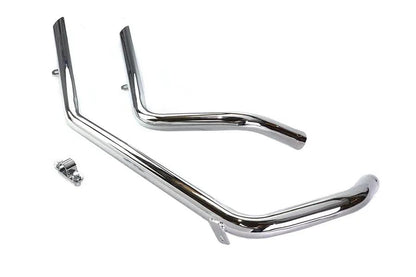 Paughco Exhaust Drag Pipe Set Slash Cut for Harley Davidson XL (1957-1966) by Paughco