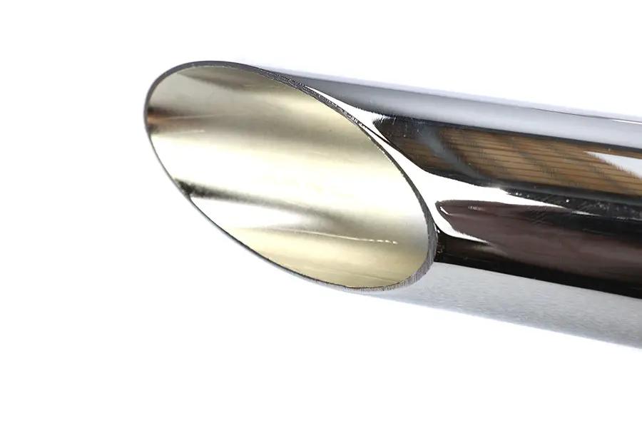 Paughco Exhaust Drag Pipe Set Slash Cut for Harley Davidson XL (1957-1966) by Paughco