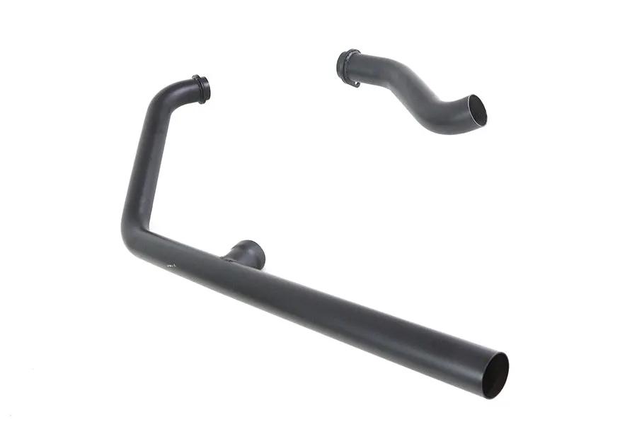 V-Twin Kick or Electric Exhaust Header Kit Black for Harley Davidson FL (1970-1979) by V-Twin