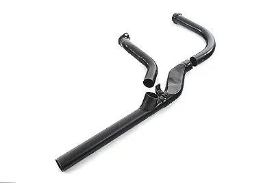 V-Twin 2 into 1 Black Exhaust Header Set for Harley Davidson FL Models by V-Twin