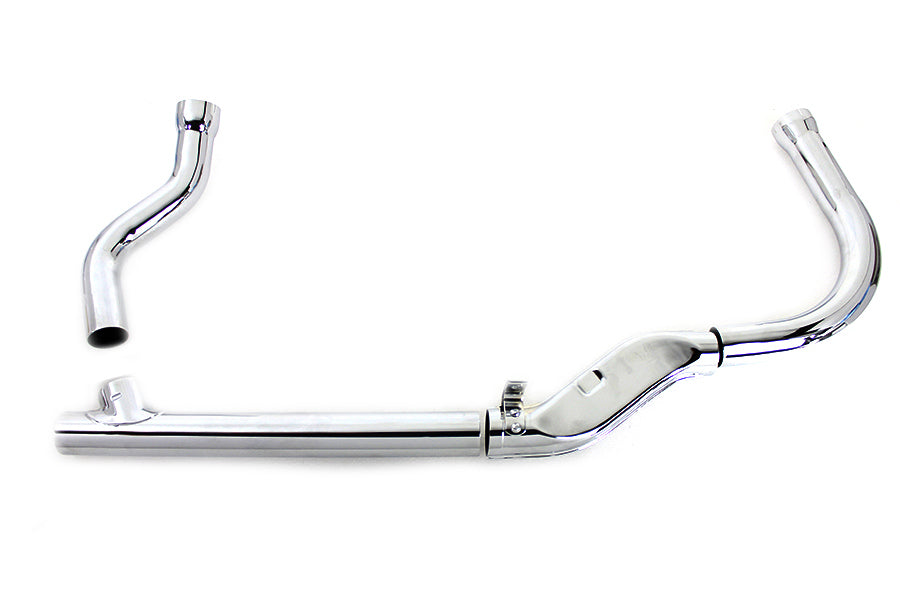 V-Twin 29-0174 Duo Glide Chrome Exhaust Header Set for 1958-1964 Harley-Davidson FL