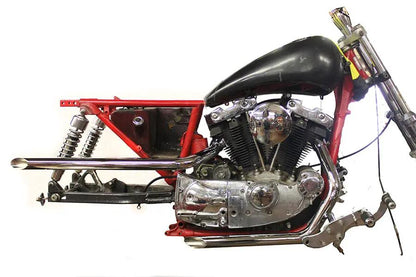 Paughco Exhaust Drag Pipe Set Slash Cut for Harley Davidson XL 1957-1966 by Paughco