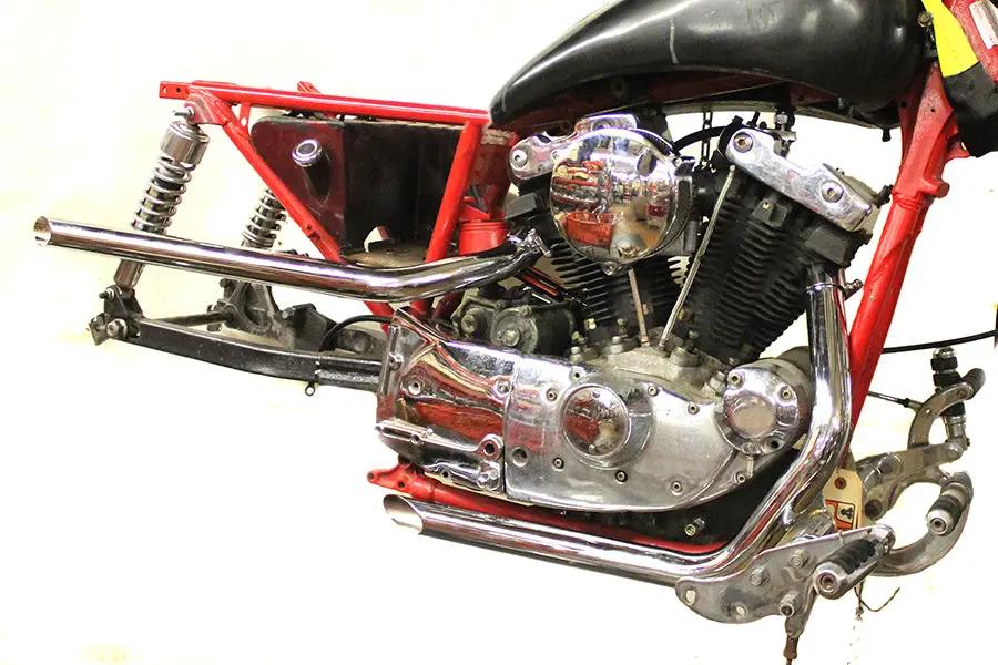 Paughco Exhaust Drag Pipe Set Slash Cut for Harley Davidson XL 1957-1966 by Paughco