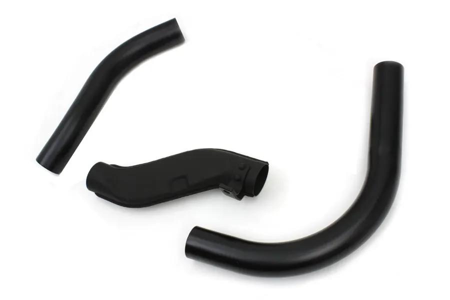 V-Twin Knucklehead Exhaust Header Set Black for Harley Davidson EL & FL Models by V-Twin