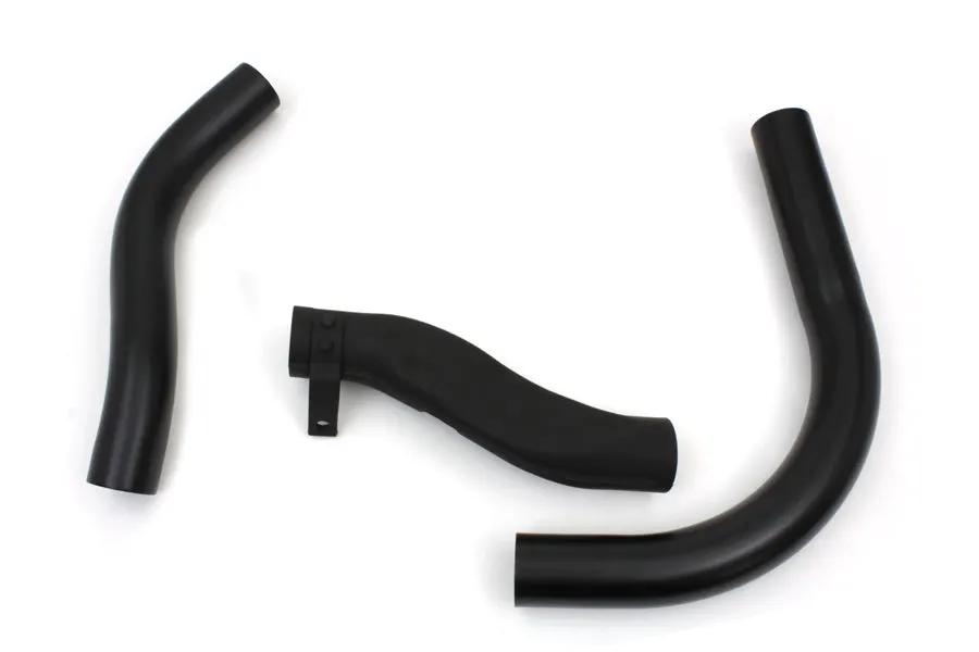 V-Twin Knucklehead Exhaust Header Set Black for Harley Davidson EL & FL Models by V-Twin