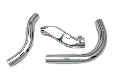 V-Twin Knucklehead Exhaust Header Chrome Set for Harley Davidson EL and FL (1936-1945) by V-Twin