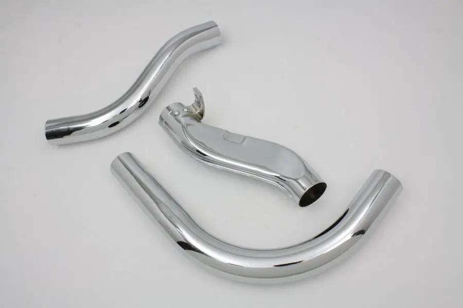 V-Twin Knucklehead Exhaust Header Chrome Set for Harley Davidson EL and FL (1936-1945) by V-Twin