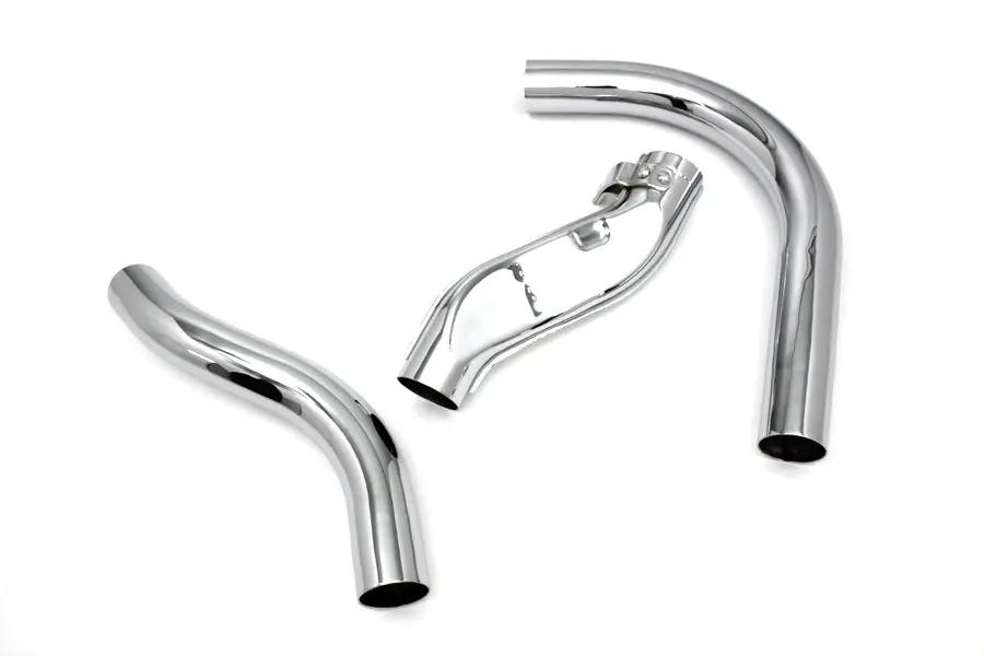 V-Twin Knucklehead Exhaust Header Chrome Set for Harley Davidson EL and FL (1936-1945) by V-Twin