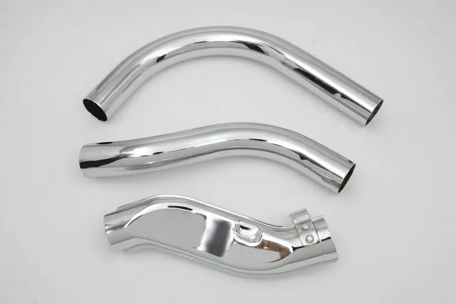 V-Twin Knucklehead Exhaust Header Chrome Set for Harley Davidson EL and FL (1936-1945) by V-Twin