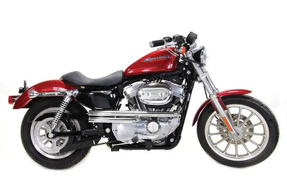 V-Twin XL Shotgun Exhaust Drag Pipe Set Chrome for Harley Davidson XL (2006-2023) by V-Twin