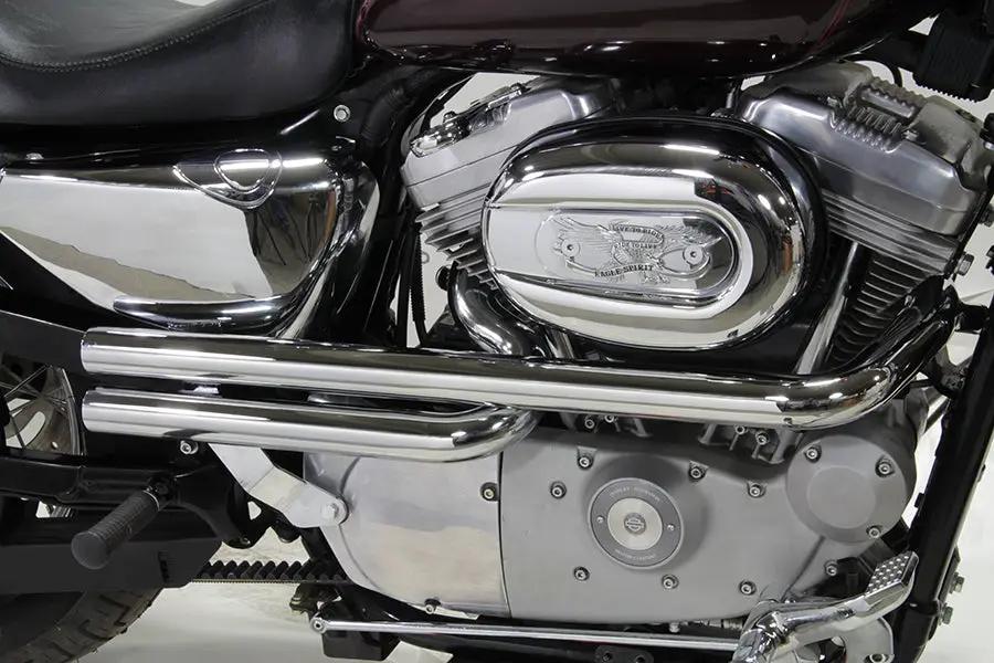 V-Twin XL Shotgun Exhaust Drag Pipe Set Chrome for Harley Davidson XL (2006-2023) by V-Twin
