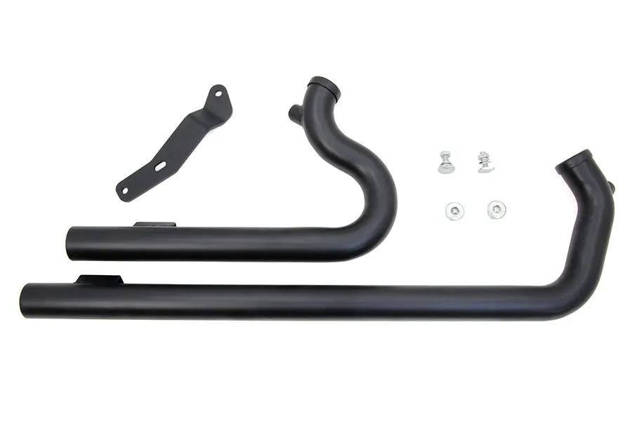 V-Twin XL Shotgun Exhaust Drag Pipe Set Black - Part Number 78186B by V-Twin