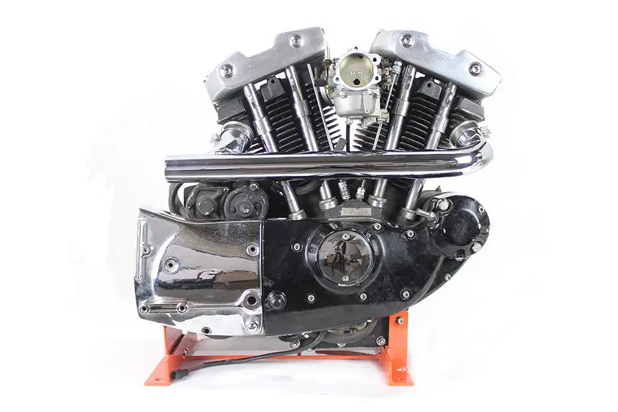 V-Twin 29-0203 2:1 Siamese Hi-Exhaust Header Chrome for Harley Davidson XL (1957-1966) by V-Twin