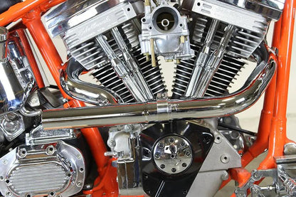 V-Twin 78113 2:1 Siamese Exhaust Header Set Chrome for Harley Davidson XL (2004-2013) by V-Twin