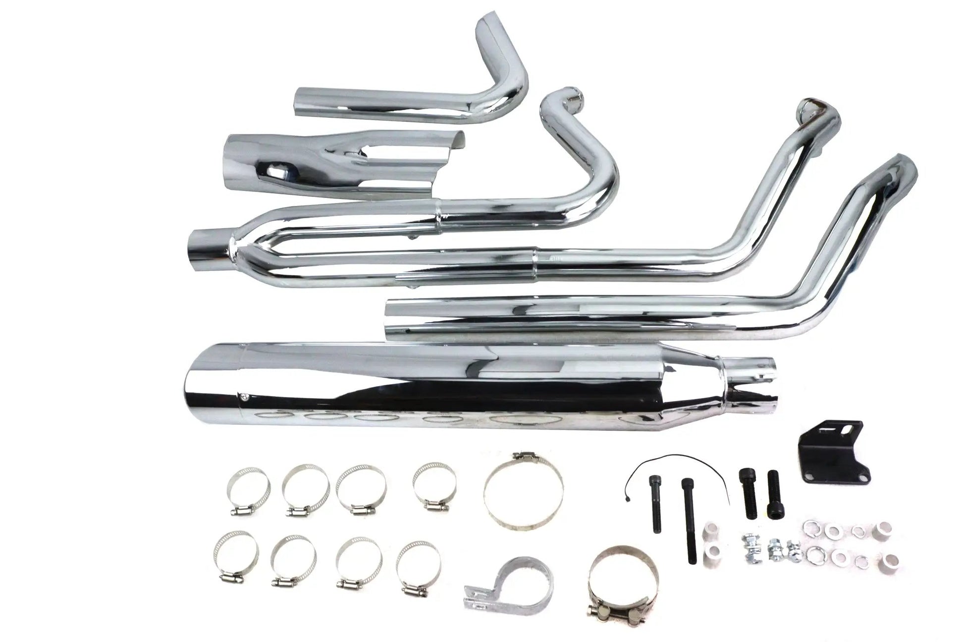Ultima Dominator 2:1 Exhaust Header System for Harley Davidson FLT - Chrome, Part #60-366 by Ultima