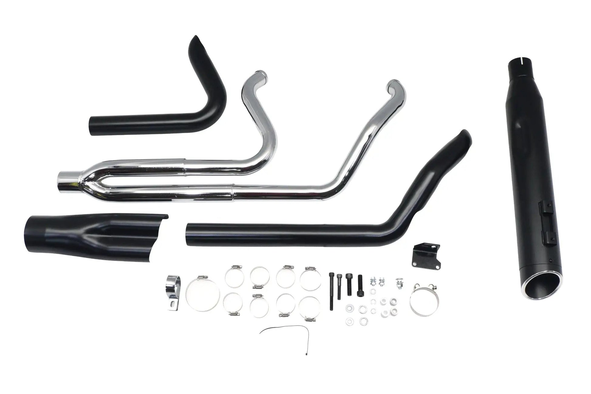 Ultima Dominator 2:1 Exhaust Header System for Harley Davidson FLT - Black by Ultima