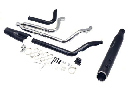 Ultima Dominator 2:1 Exhaust Header System for Harley Davidson FLT - Black by Ultima