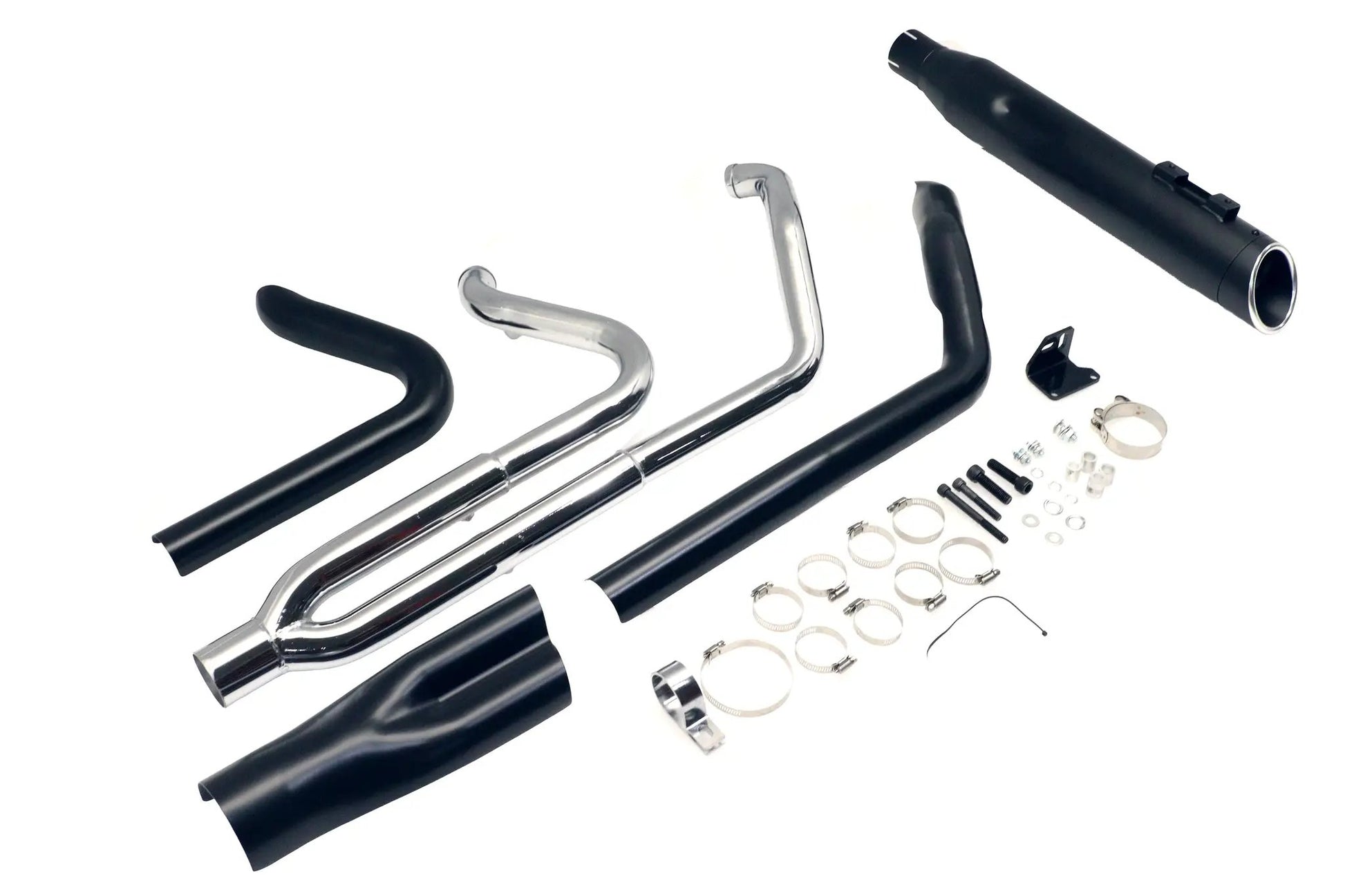 Ultima Dominator 2:1 Exhaust Header System for Harley Davidson FLT - Black by Ultima