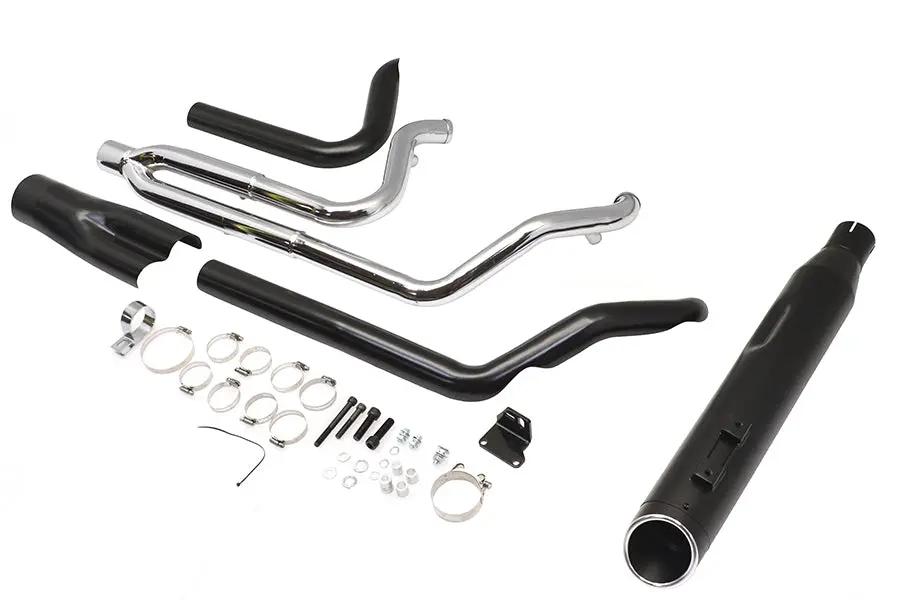 Ultima M8 Dominator 2:1 Exhaust Header System for Harley Davidson FLT - Black by Ultima