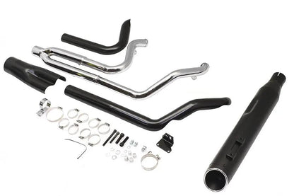 Ultima M8 Dominator 2:1 Exhaust Header System for Harley Davidson FLT - Black by Ultima