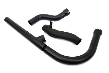 V-Twin Panhead Exhaust Header Set Black for Harley Davidson FL (1958-1964) by V-Twin