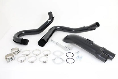 V-Twin Wyatt Gatling 1-3/4 inch 2 into 1 Exhaust Header Set Black for Harley Davidson XL (2014-2023) by V-Twin