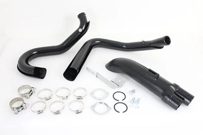 V-Twin Wyatt Gatling 1-3/4 inch 2 into 1 Exhaust Header Set Black for Harley Davidson XL (2014-2023) by V-Twin