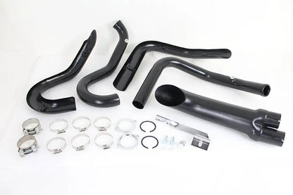 V-Twin Wyatt Gatling 1-3/4 inch 2 into 1 Exhaust Header Set Black for Harley Davidson XL (2014-2023) by V-Twin