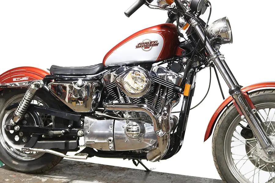 V-Twin XL Flame Thrower Header Set Chrome for Harley Davidson XL Models by V-Twin