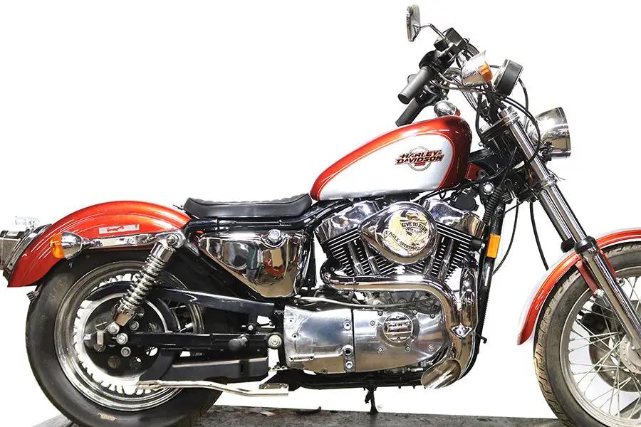 V-Twin XL Flame Thrower Header Set Chrome for Harley Davidson XL Models by V-Twin