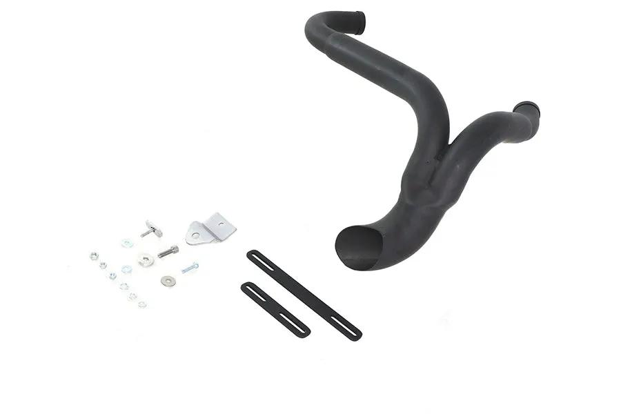 V-Twin XL Flame Thrower Header Set Black for Harley Davidson XL (1986-1995) by V-Twin