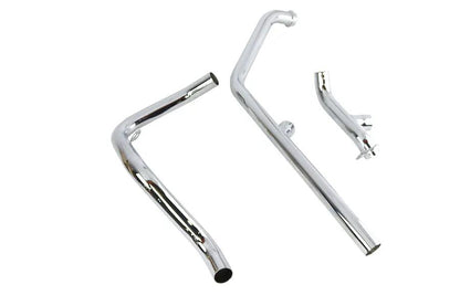 V-Twin Dual Crossover Chrome Exhaust System for Harley Davidson FL (1970-1979) by V-Twin