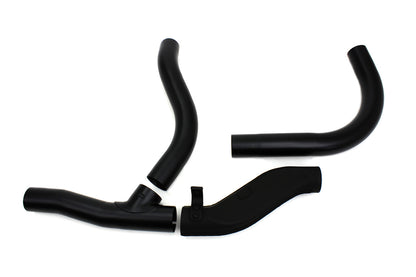 V-Twin Replica 2-into-1 Exhaust Pipe Header Set, Black