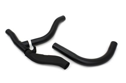 V-Twin Replica 2-into-1 Exhaust Pipe Header Set, Black