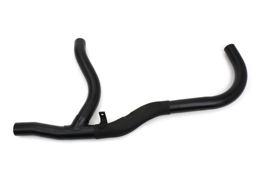 V-Twin Replica 2-into-1 Exhaust Pipe Header Set, Black