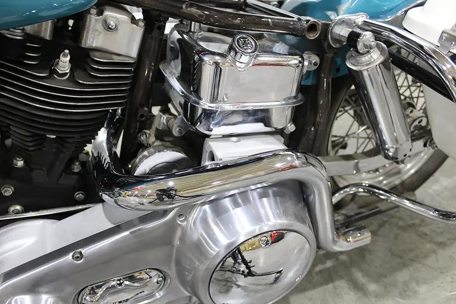 V-Twin True Dual Exhaust Header Pipe Set for Harley Davidson FL (1970-1979) by V-Twin