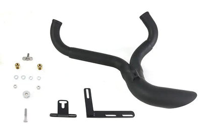 Wyatt Gatling Ground Pounder Exhaust System for Harley Davidson FLT - Black by Wyatt Gatling